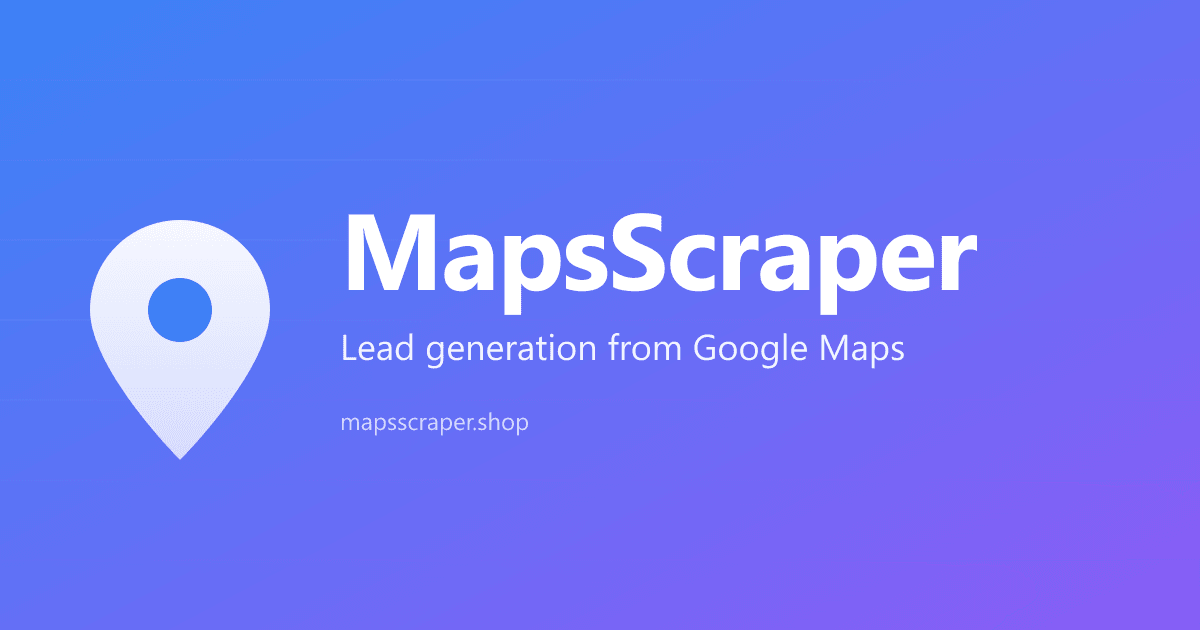 MapsScraper screenshot 1